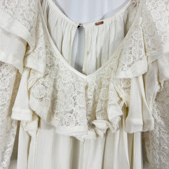 Free People Rush for Rompers Ruffle Neck Romper - Picture 5 of 11